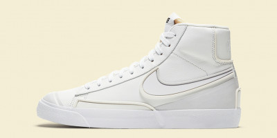 Nike Blazer Mid 77 Dipermak Serba Putih oleh D/MS/X thumbnail